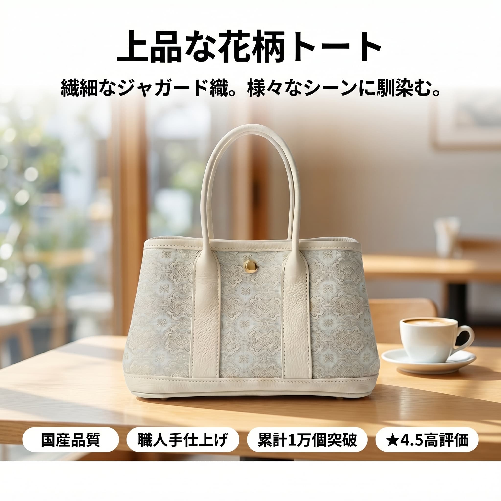 トートバッグ 信頼訴求