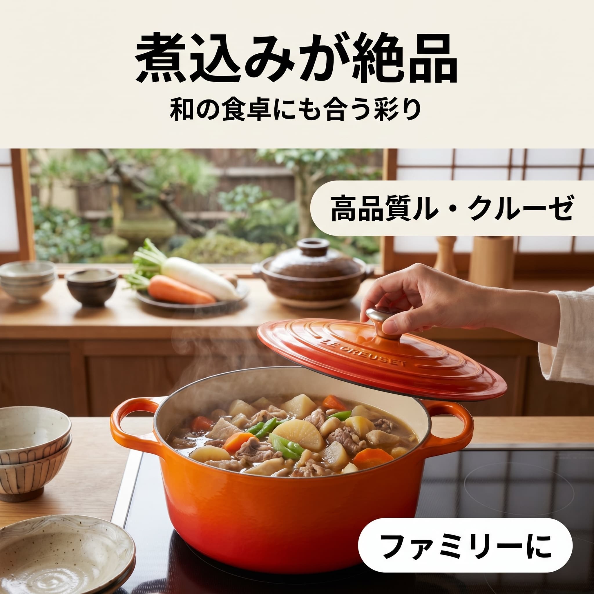 鋳物鍋 使用シーン