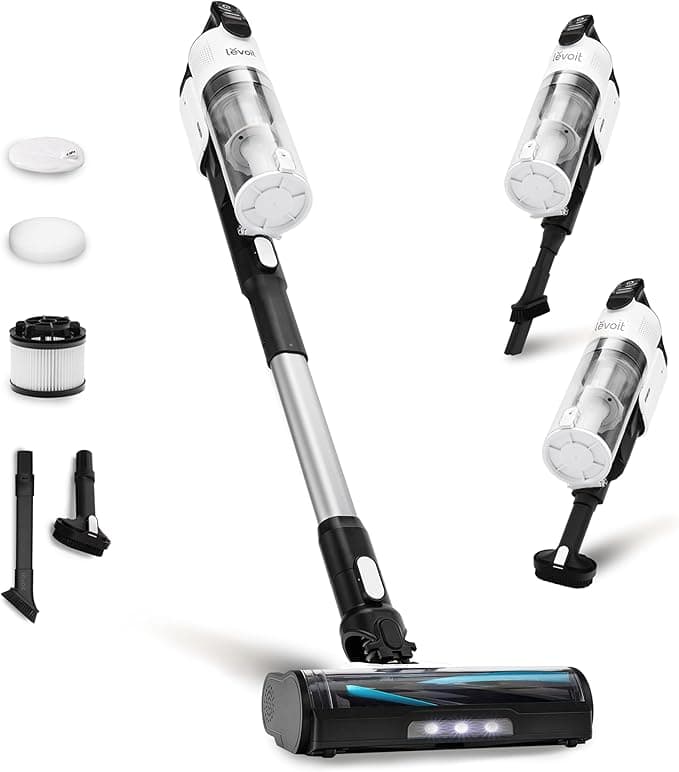 Source product photo of stick vacuum