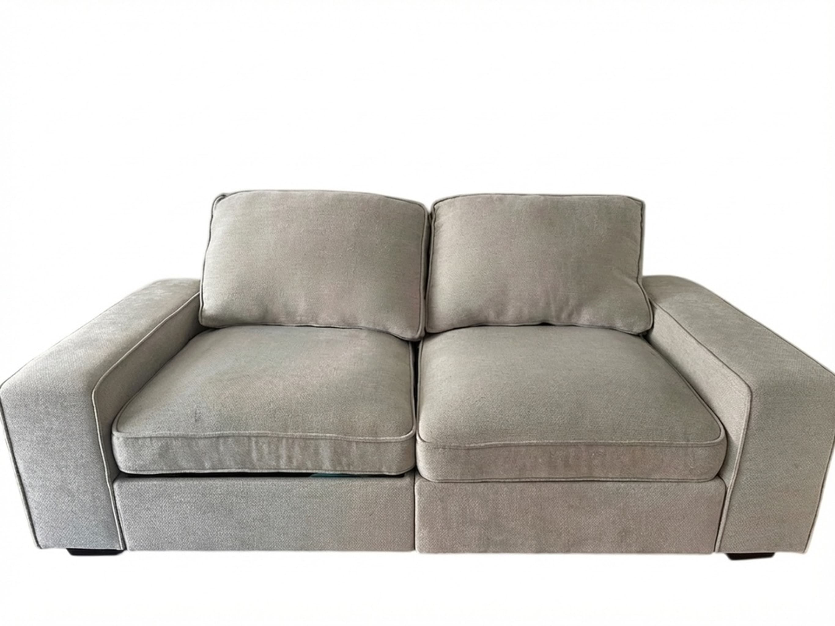 White-background helper image of a 2-seat sofa