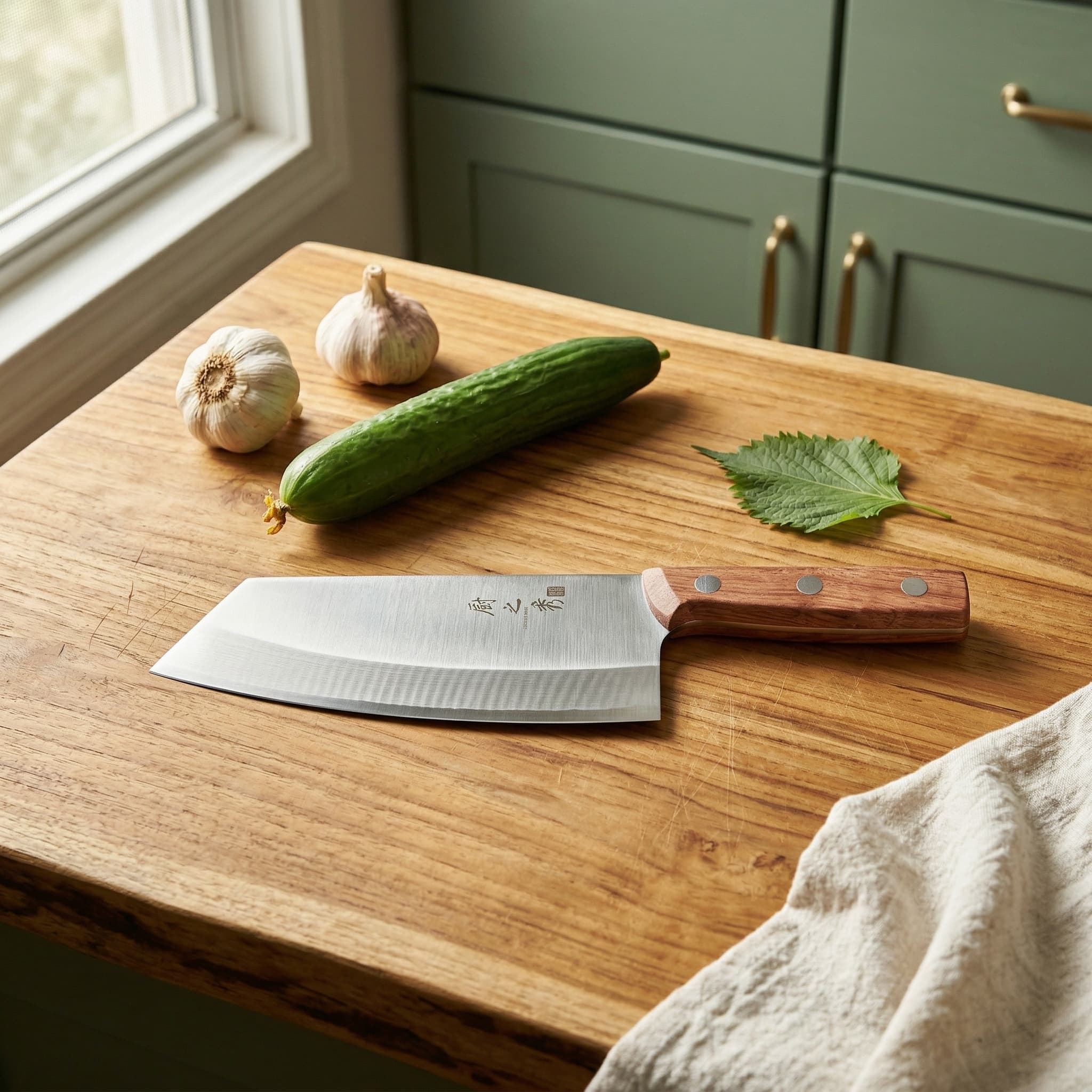 Kitchen knife base hero frame used as the starting visual